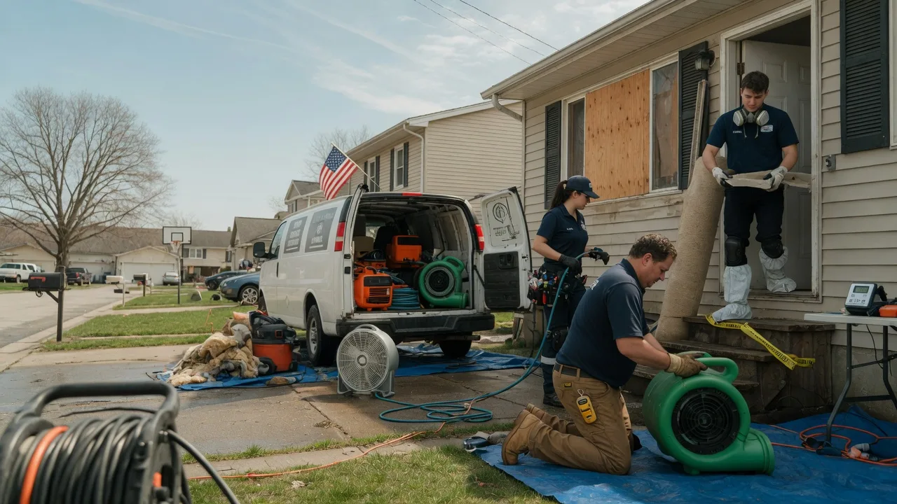 Water Damage Restoration in Allenton, MI near me